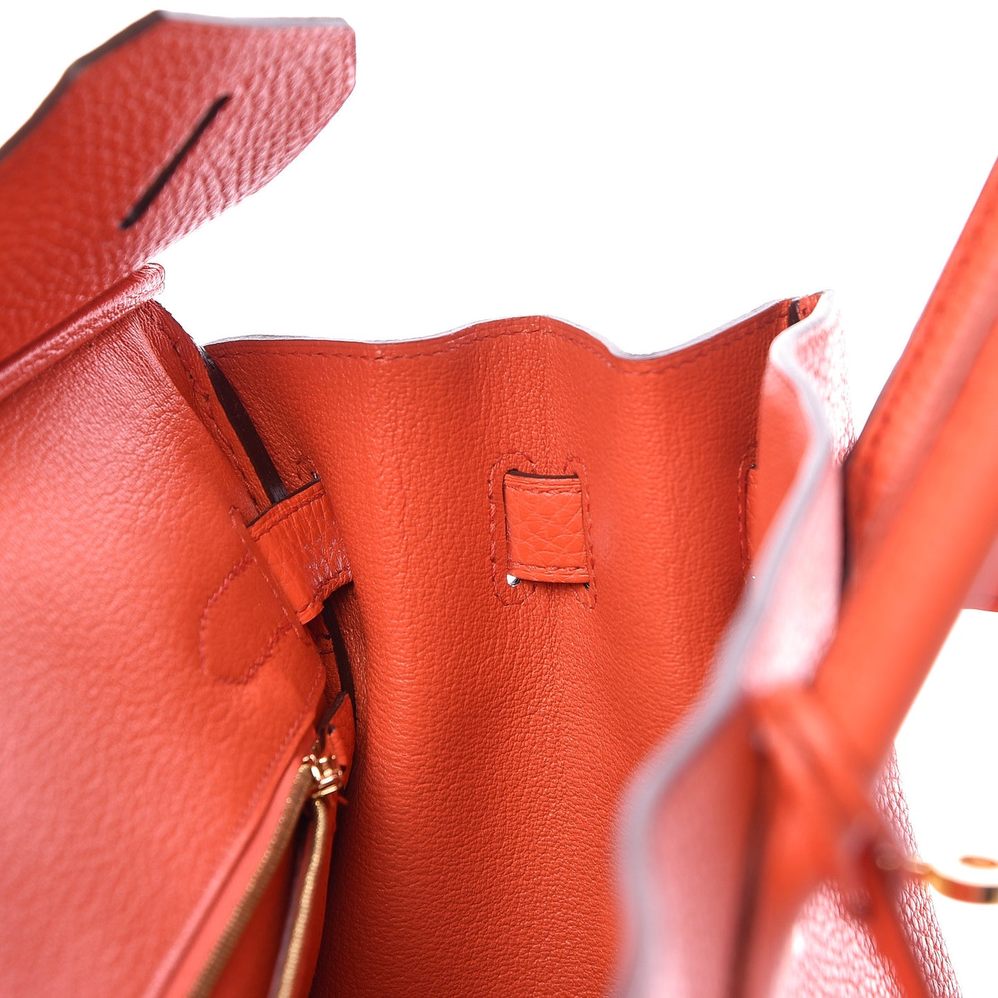 Togo Birkin 30 Orange Poppy