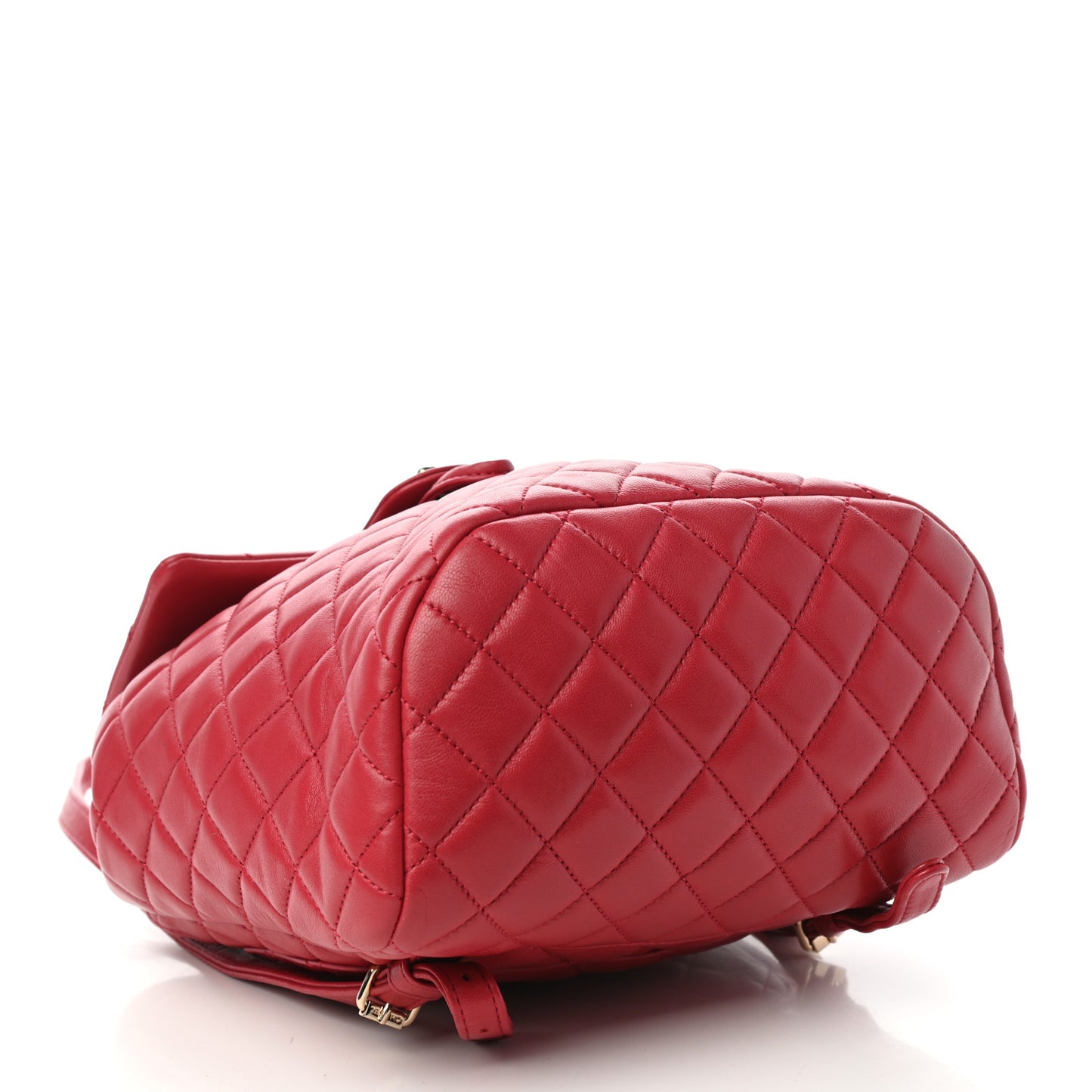 Lambskin Quilted Small Urban Spirit Backpack Dark Pink