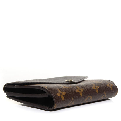 Louis Vuitton Monogram Pallas Compact Wallet Black 4 of 8