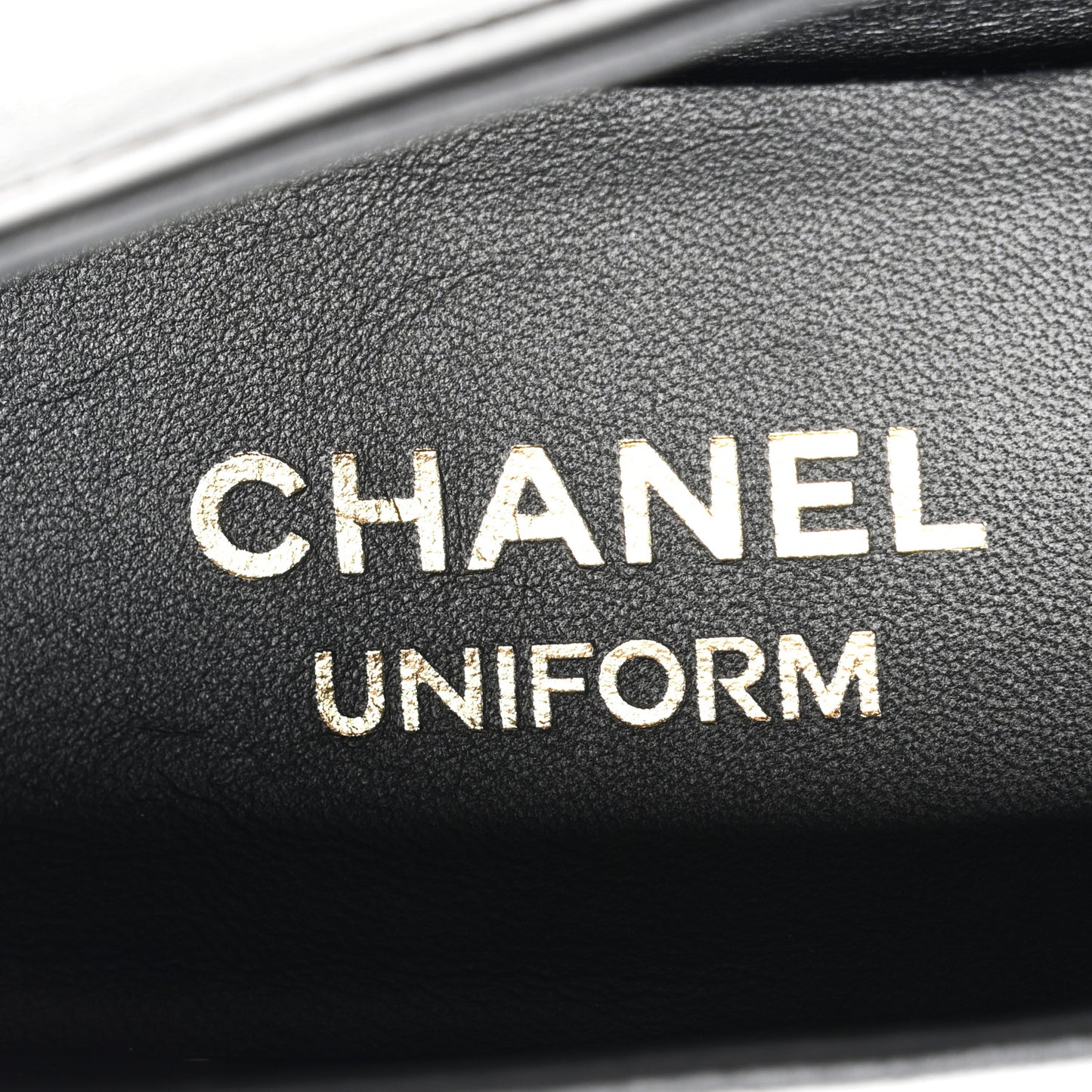 Calfskin Lambskin CC Loafers 38.5 Black