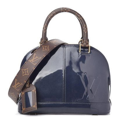 Louis Vuitton Patent Monogram Alma BB Marine 1 of 8