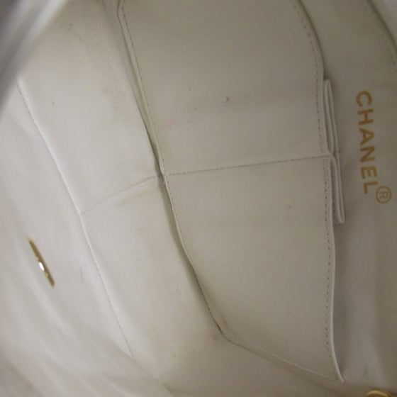 Chanel Lambskin Quilted Flap White 7 of 14