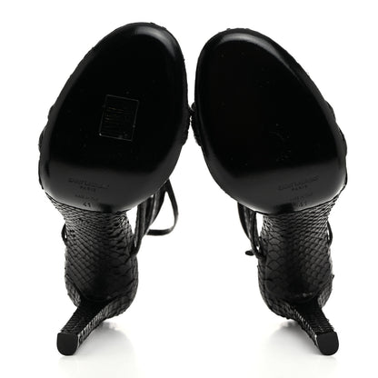 Saint Laurent Ayers Kate 105 Lace Up Sandals 41 Black 5 of 8