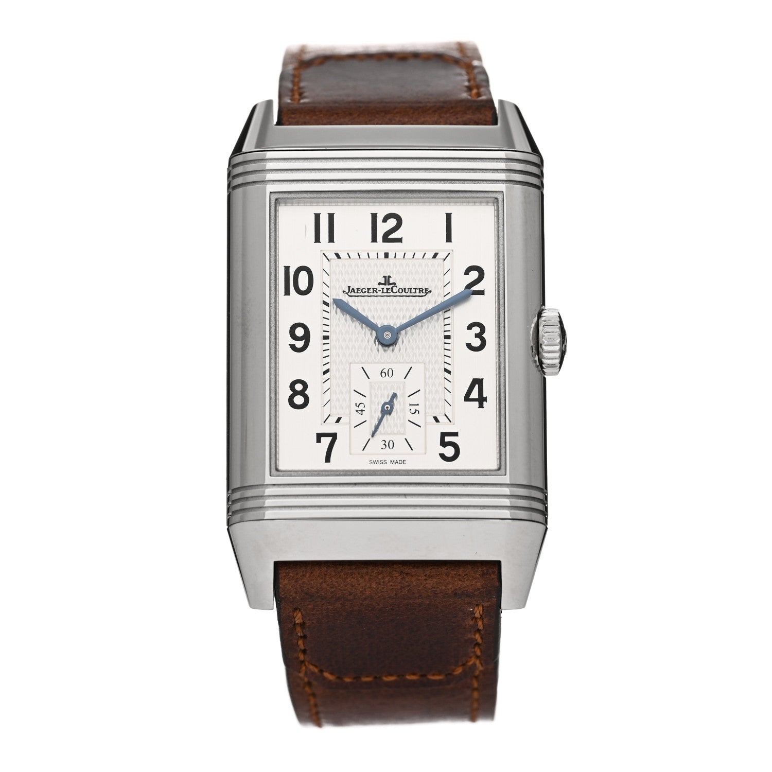 Jaeger-LeCoultre Stainless Steel Calfskin 28.3mm Reverso Manual Winding Watch Q3848422 1 of 5