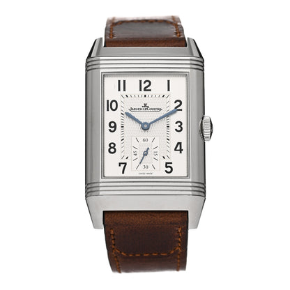 Jaeger-LeCoultre Stainless Steel Calfskin 28.3mm Reverso Manual Winding Watch Q3848422 1 of 5