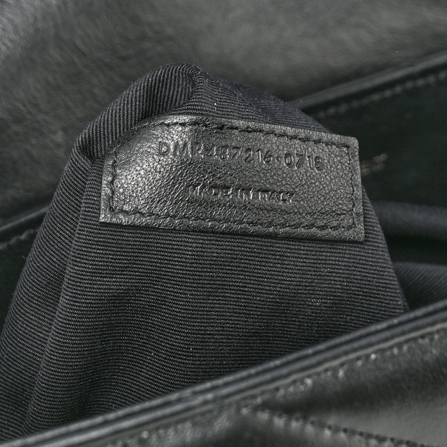 Saint Laurent Calfskin Y Quilted Monogram Monochrome Medium Loulou Chain Satchel Black 8 of 11