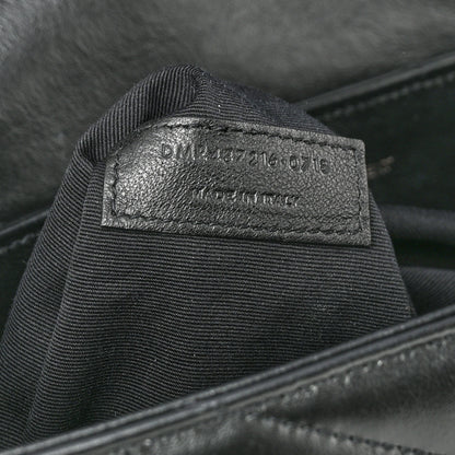 Saint Laurent Calfskin Y Quilted Monogram Monochrome Medium Loulou Chain Satchel Black 8 of 11