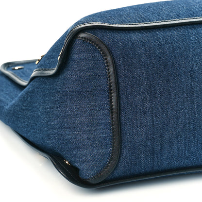 Givenchy Denim Medium Logo Bond Shopper Tote Blue 8 of 11