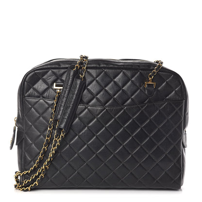 Chanel Lambskin Quilted Shoulder Bag Black 1 of 11