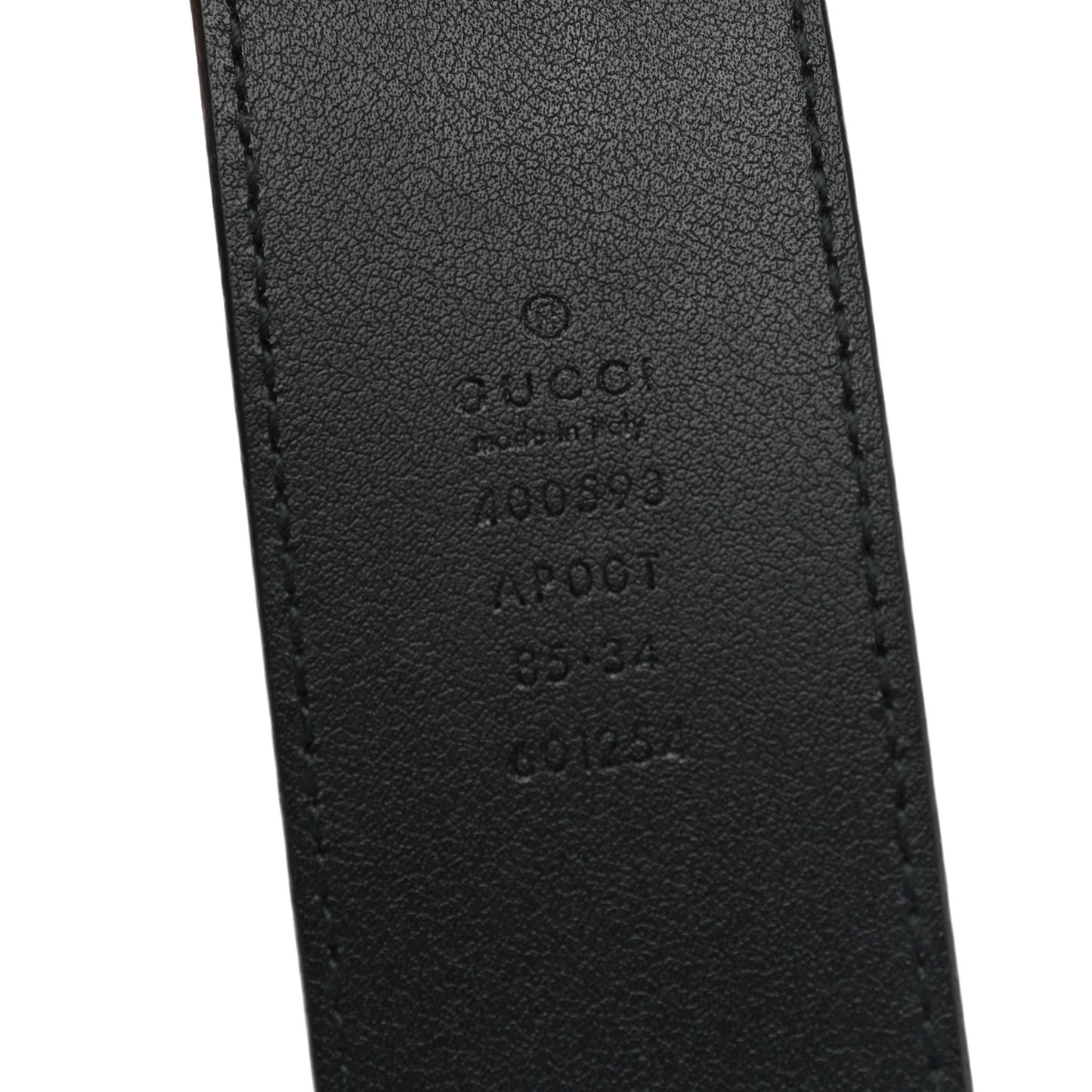 Calfskin Double G 40mm Belt 85 34 Black