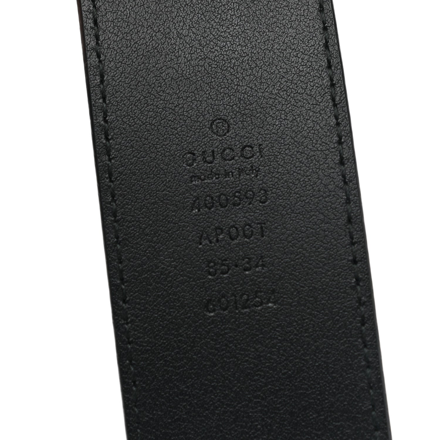 Gucci Calfskin Double G 40mm Belt 85 34 Black 5 of 5