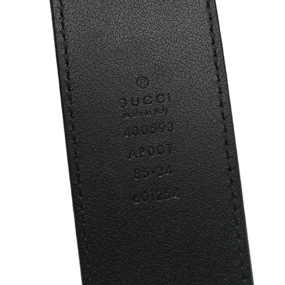 Gucci Calfskin Double G 40mm Belt 85 34 Black 5 of 5