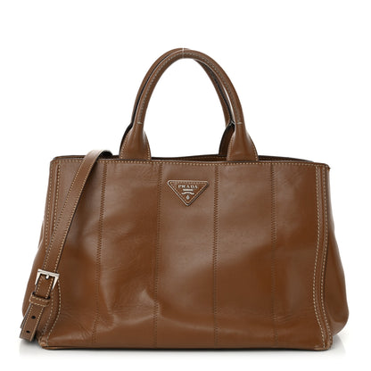 Prada Soft Calfskin Tote Cannella 1 of 20