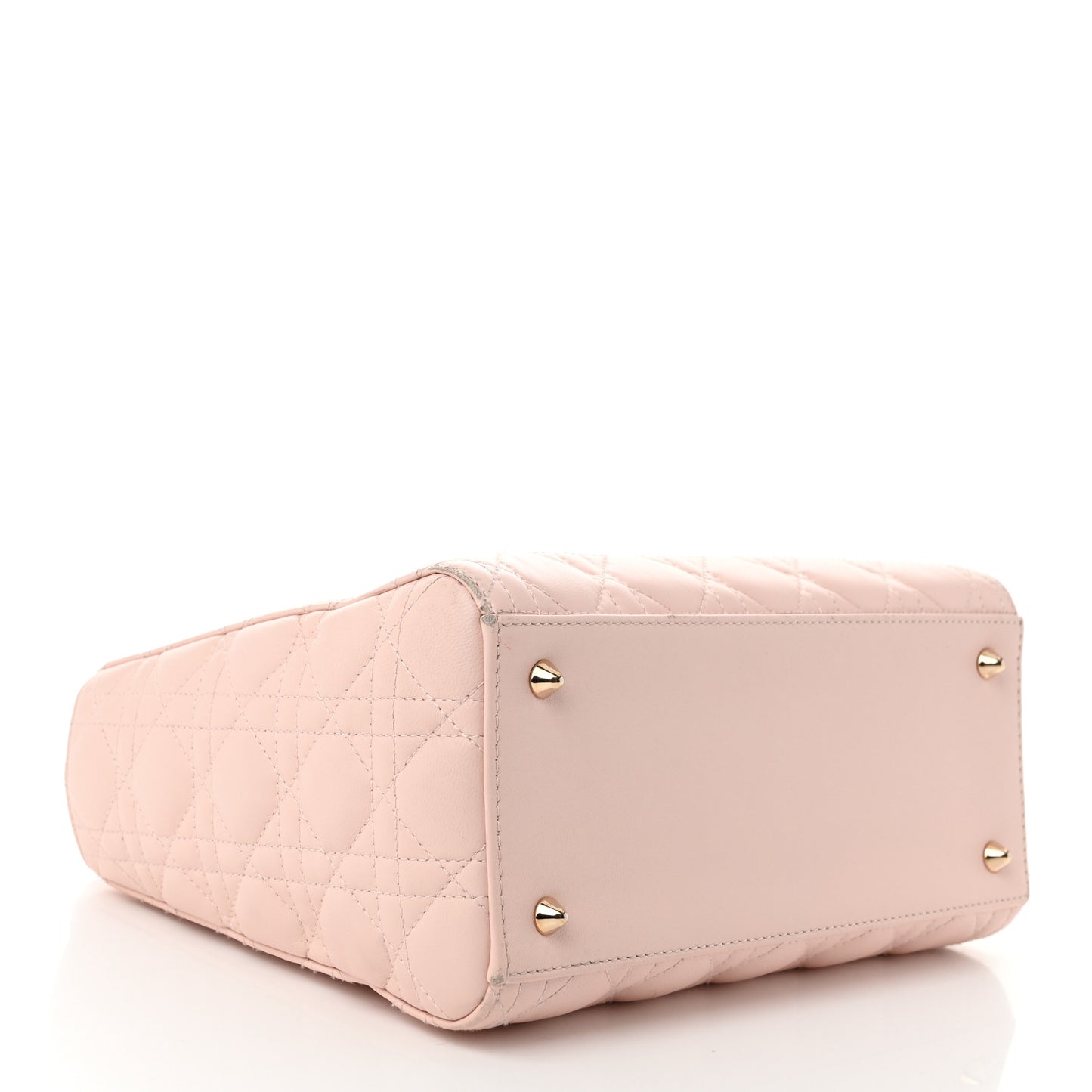 Lambskin Cannage Medium Lady Dior Light Pink