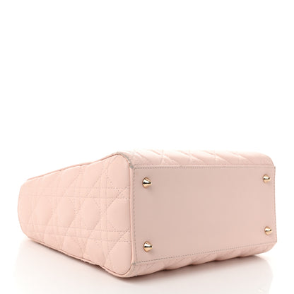 Christian Dior Lambskin Cannage Medium Lady Dior Light Pink 4 of 14