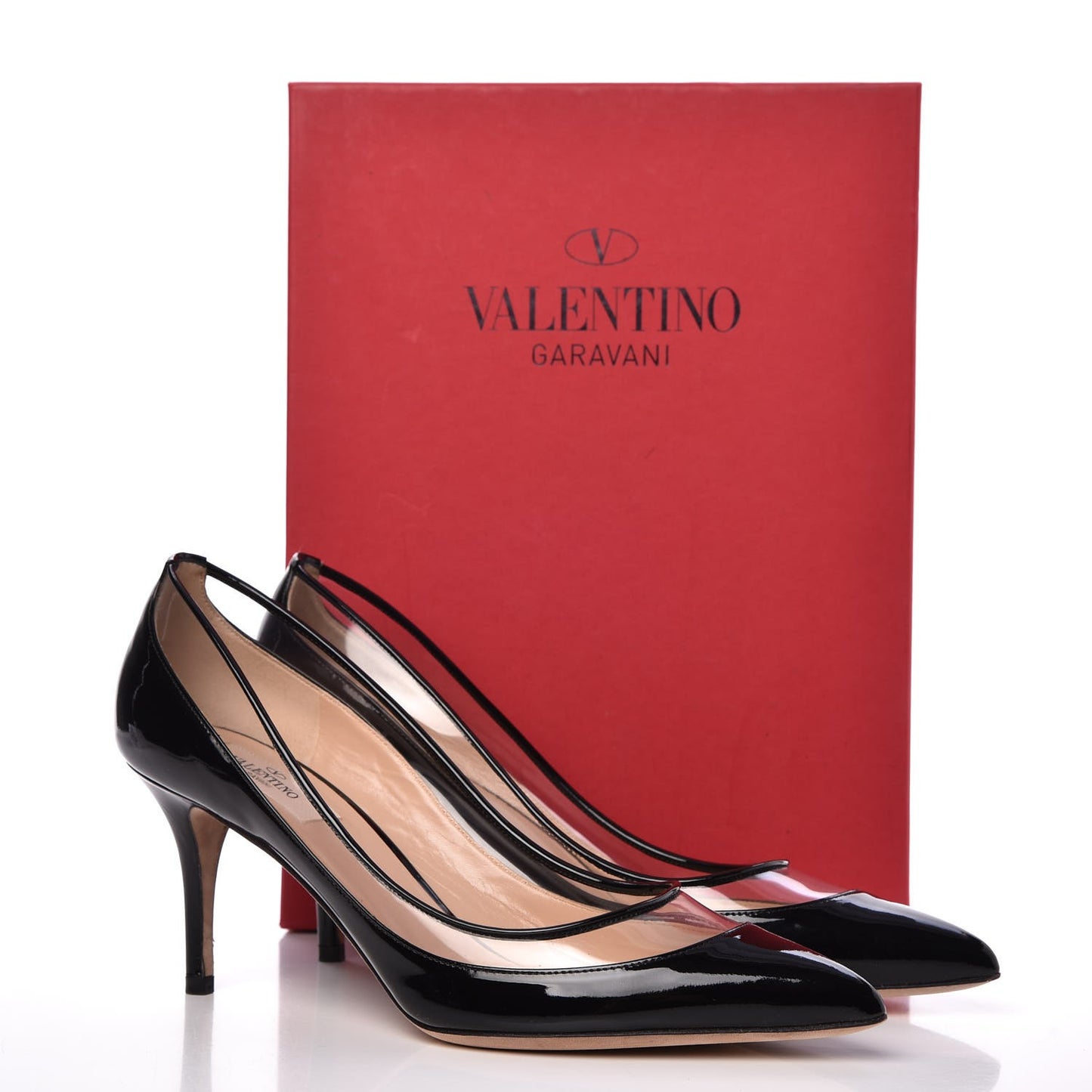 Patent PVC Glassglow Pumps 39.5 Black