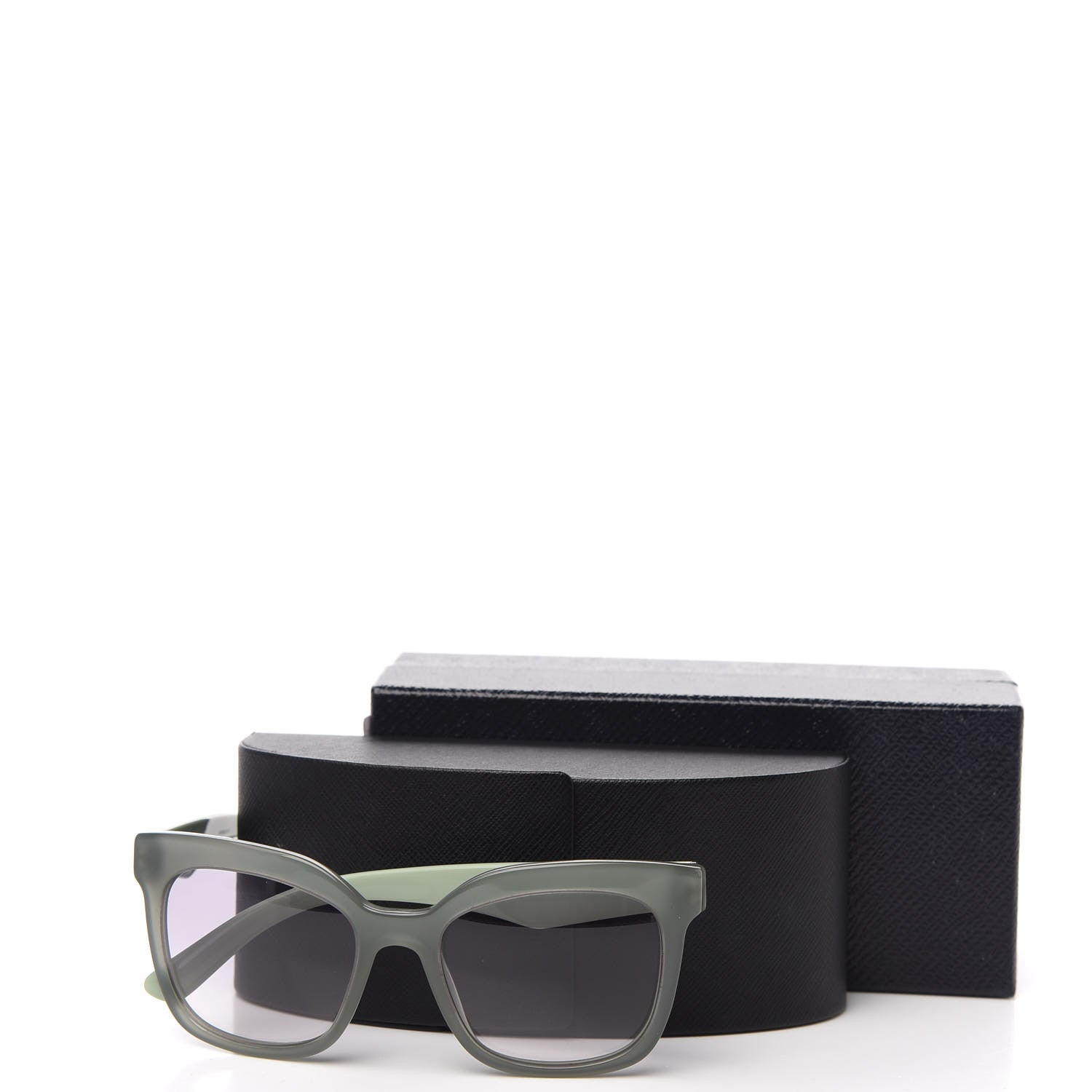 Prada Sunglasses SPR 24Q Opal Dark Dreen 7 of 7