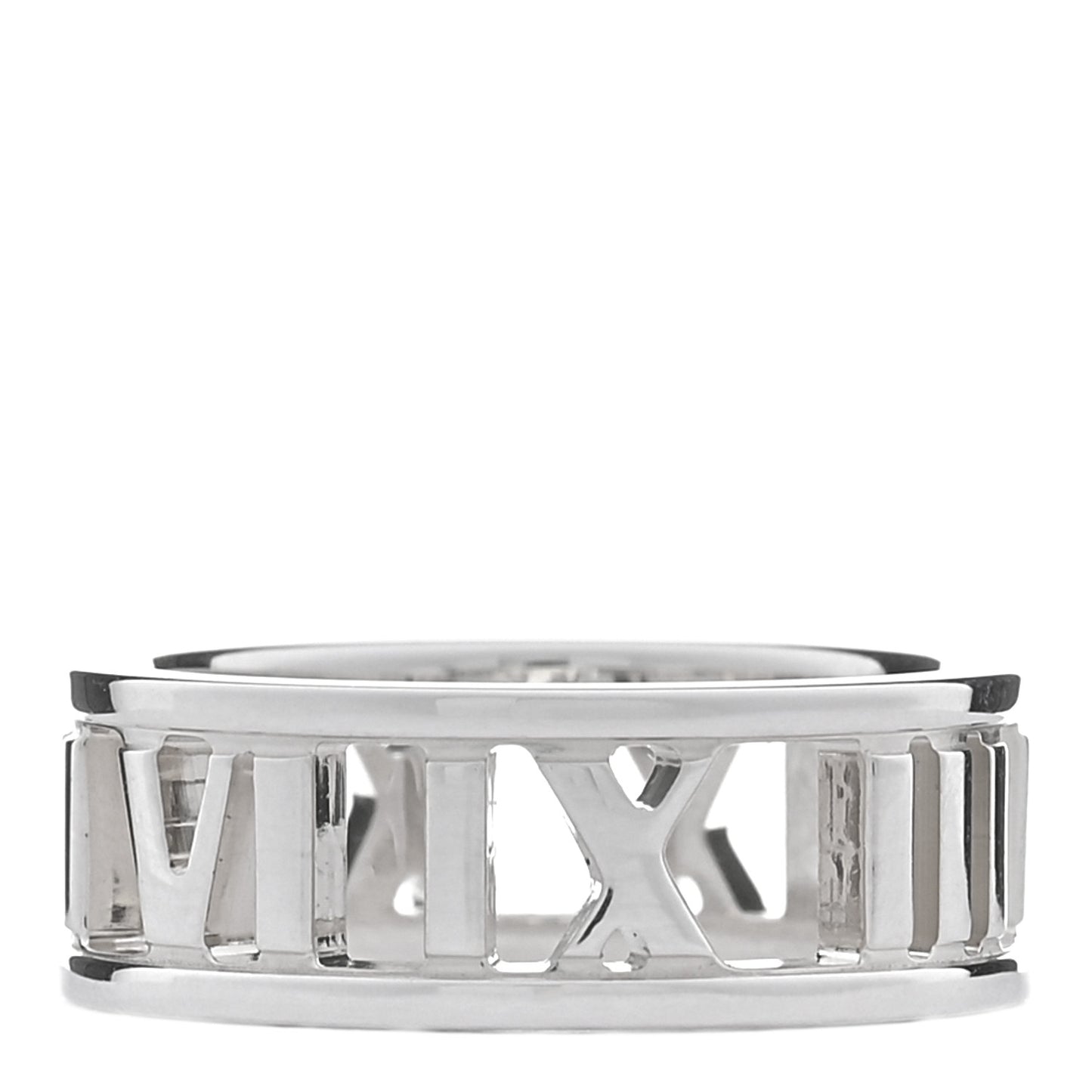 Sterling Silver Wide Atlas Open Ring  49 5