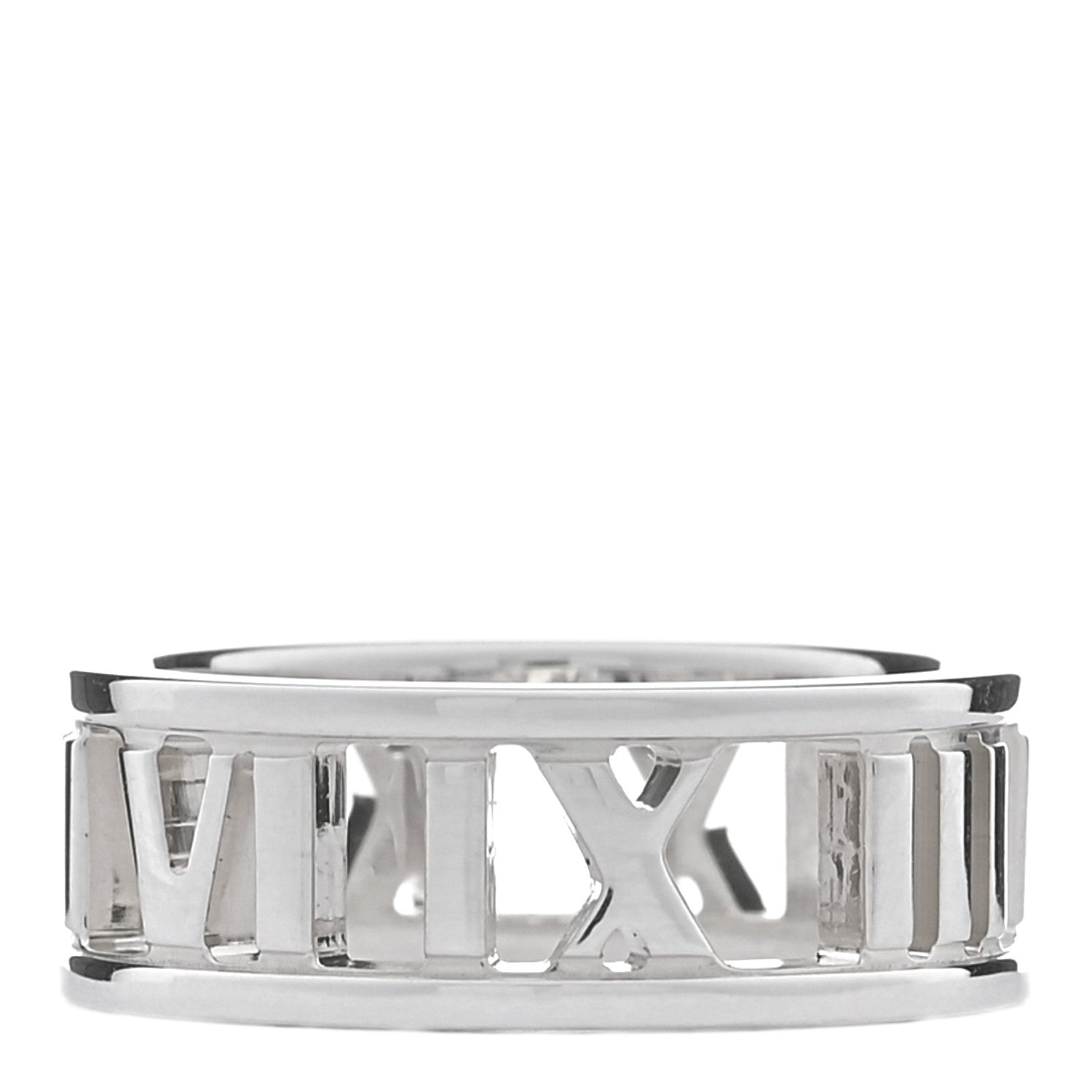 Tiffany Sterling Silver Wide Atlas Open Ring  49 5 4 of 10