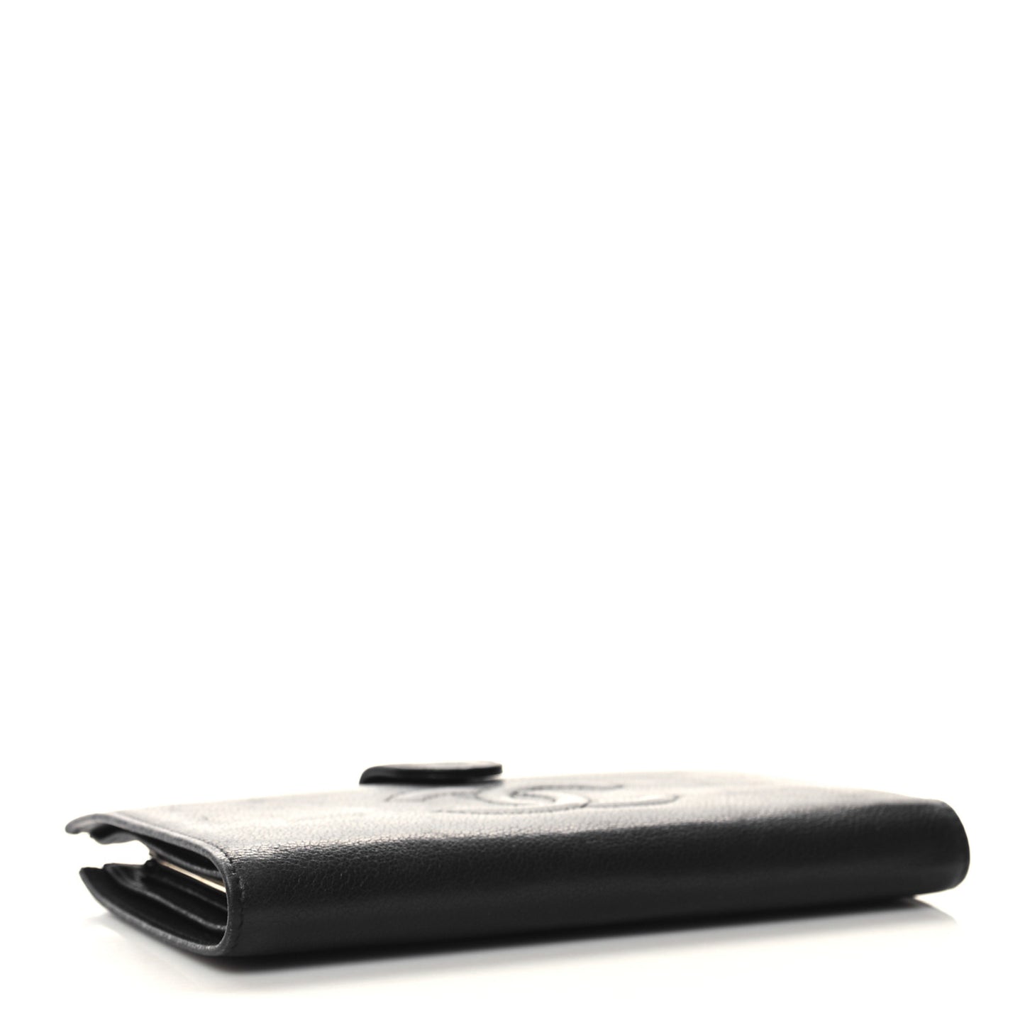 Caviar Timeless CC French Wallet Black