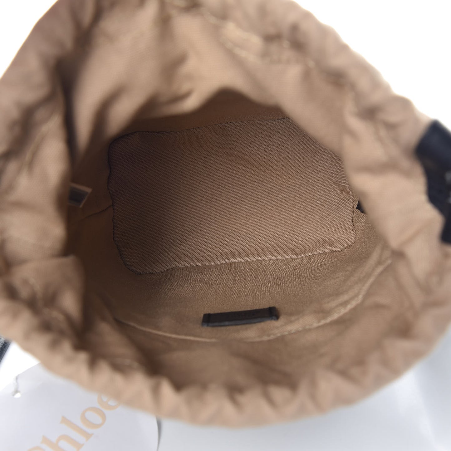 Smooth Calfskin Logo Mini Roy Bucket Bag Full Blue