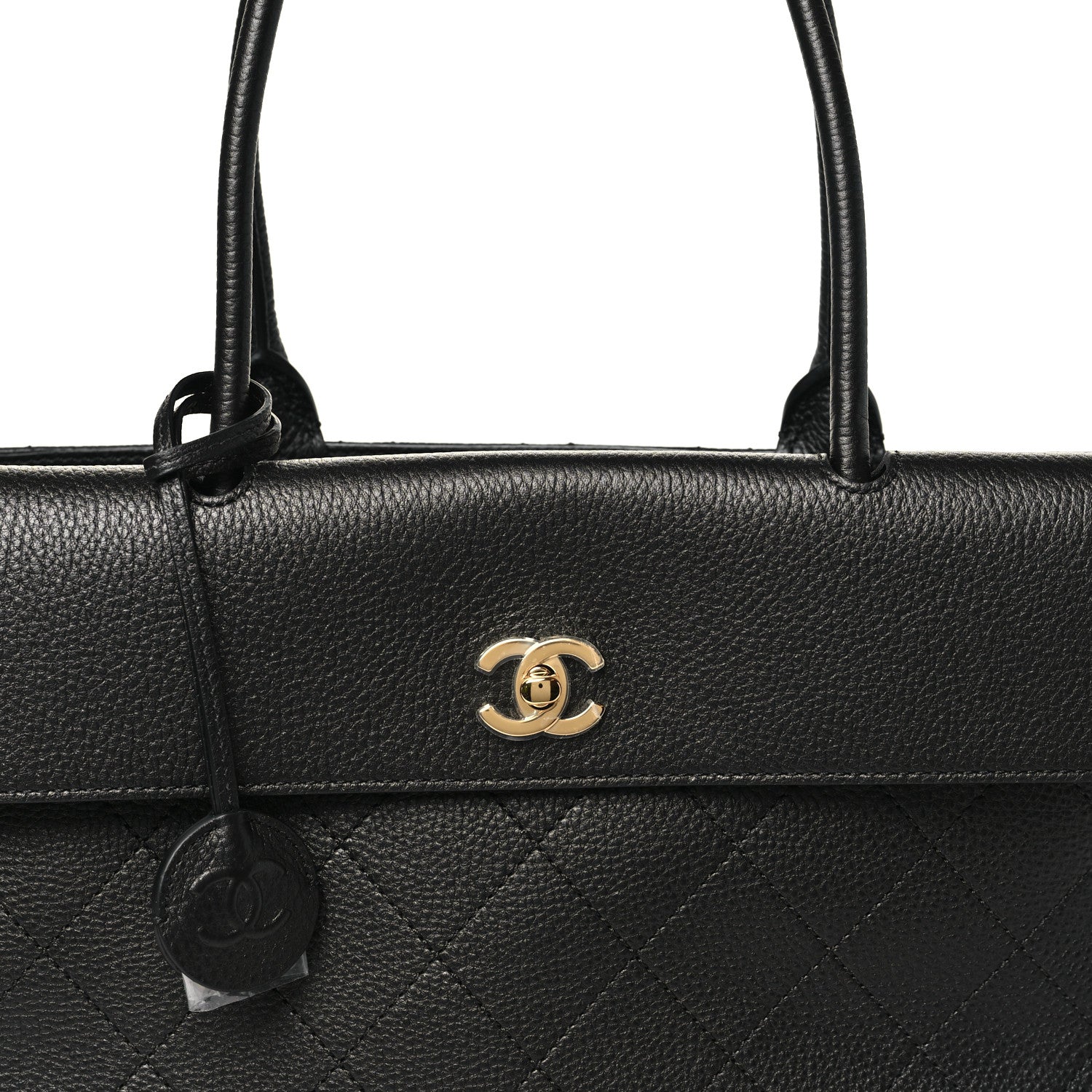 Chanel Grained Calfskin Stitched Urban Essentials Large Shopping Bag Black 8 of 12