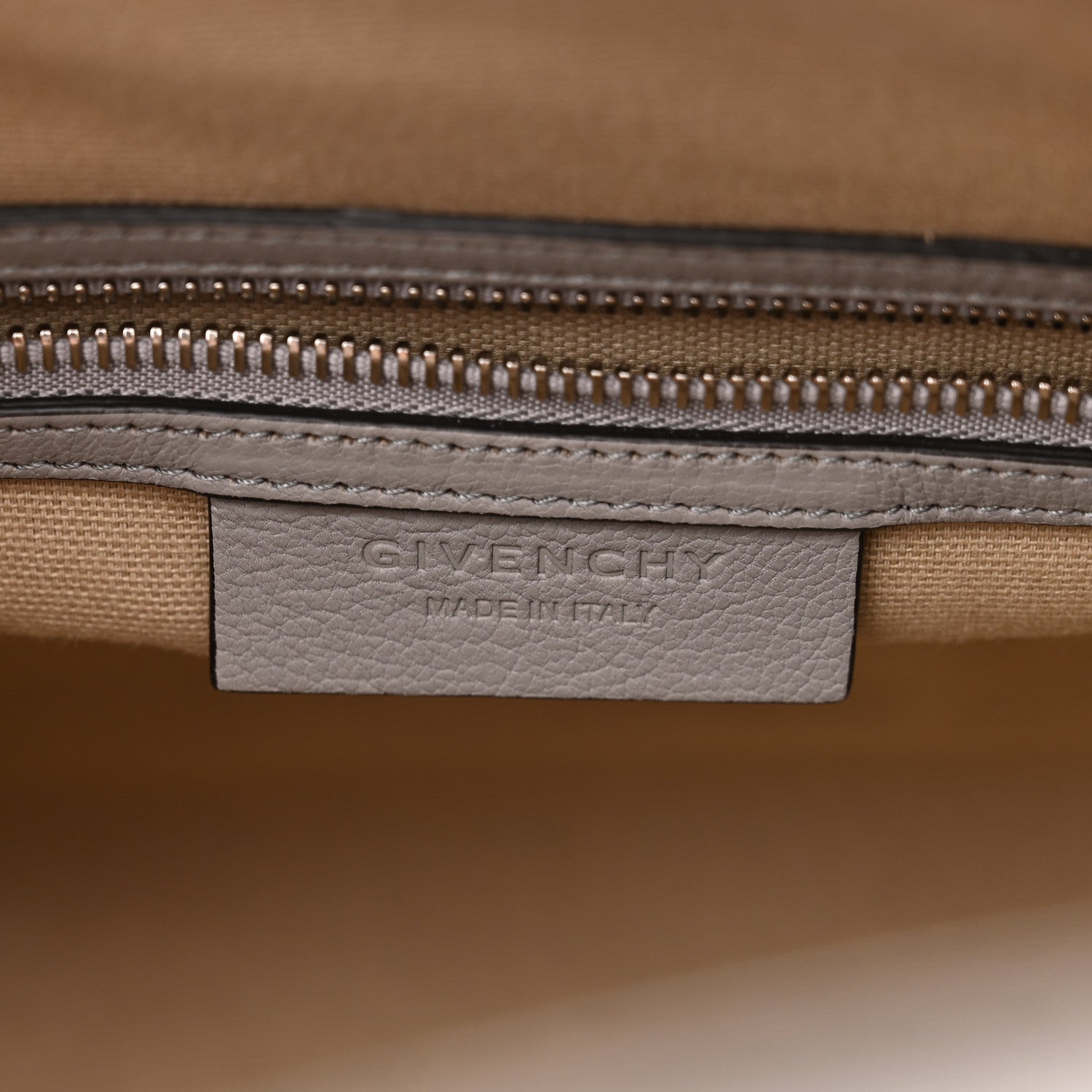Givenchy Sugar Goatskin Mini Antigona Pearl Grey 6 of 10