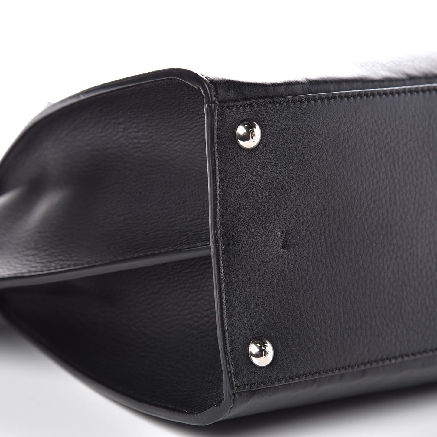 Vitello Dolce Shiny Nappa Petite 3Jours Tote Black