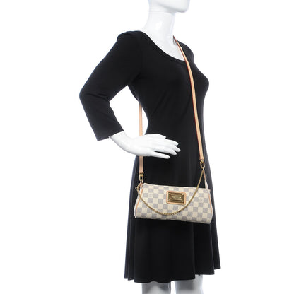 Louis Vuitton Damier Azur Eva Clutch 2 of 7
