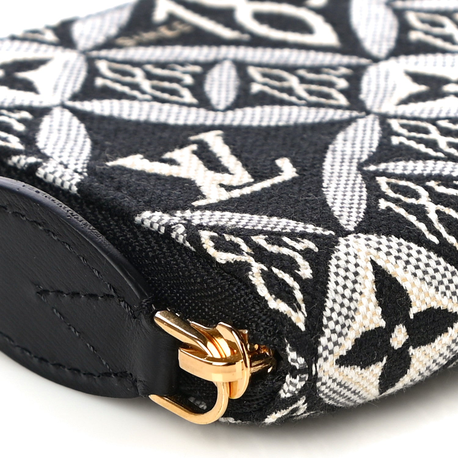 Louis Vuitton Jacquard Since 1854 Zippy Coin Purse Grey 8 of 10