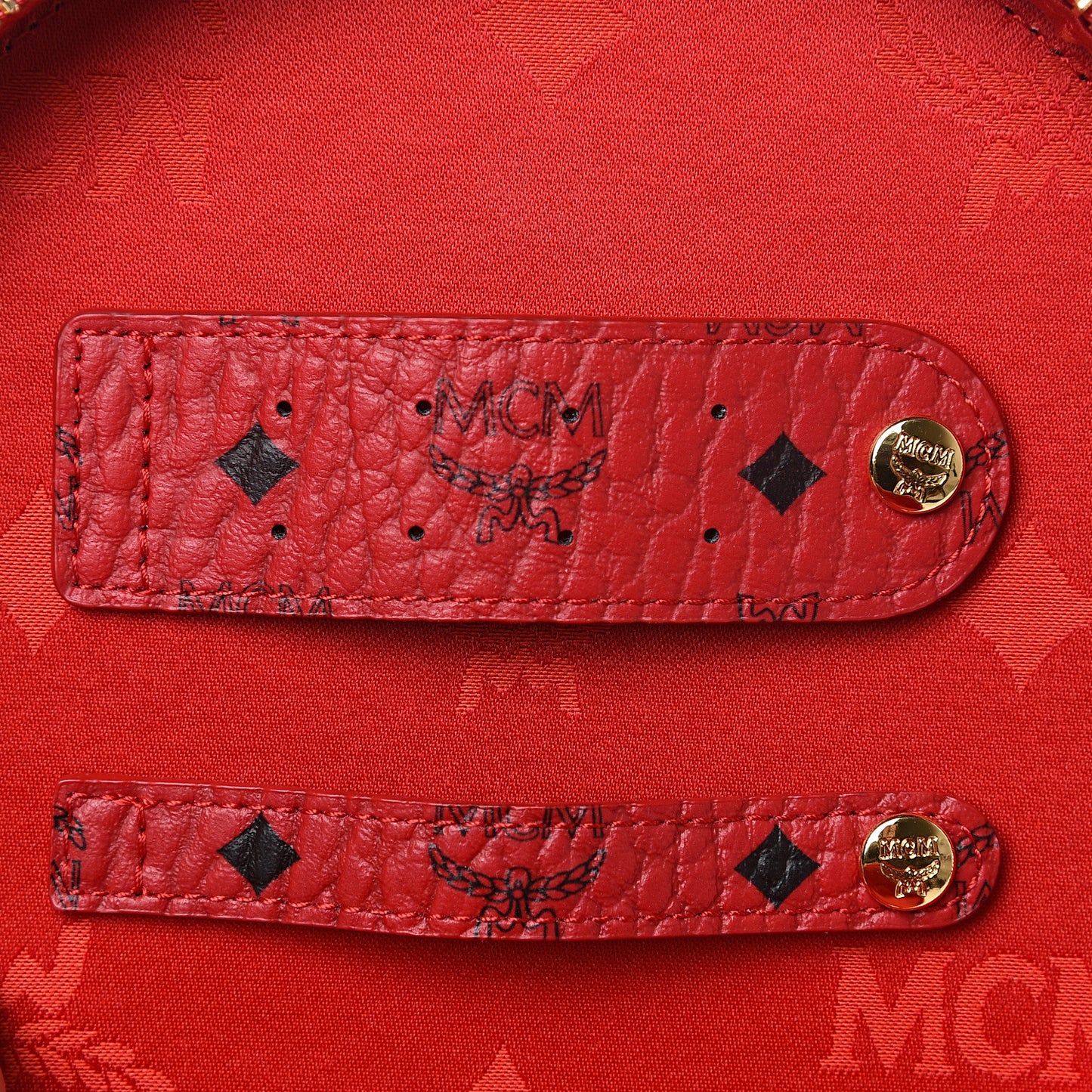 Visetos Vanity Cosmetic Case Red
