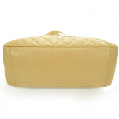 Chanel Caviar Quilted Grand Shopping Tote GST Beige 4 of 10