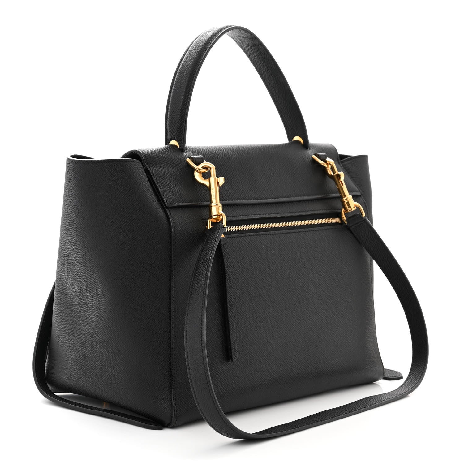 Celine Grained Calfskin Mini Belt Bag Black 3 of 13