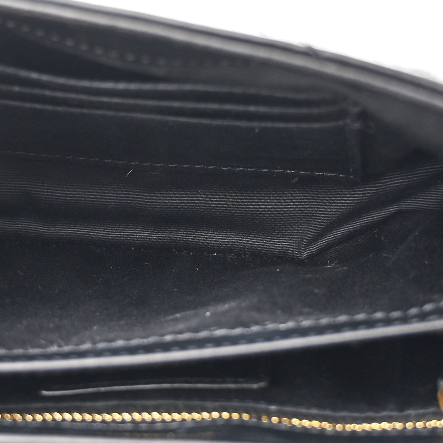 Calfskin Y Quilted Monogram Toy Loulou Crossbody Bag Black