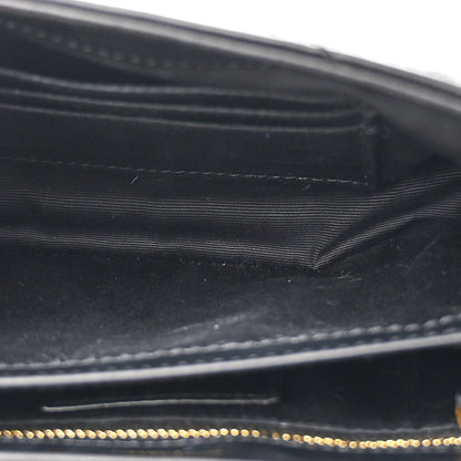 Saint Laurent Calfskin Y Quilted Monogram Toy Loulou Crossbody Bag Black 5 of 13
