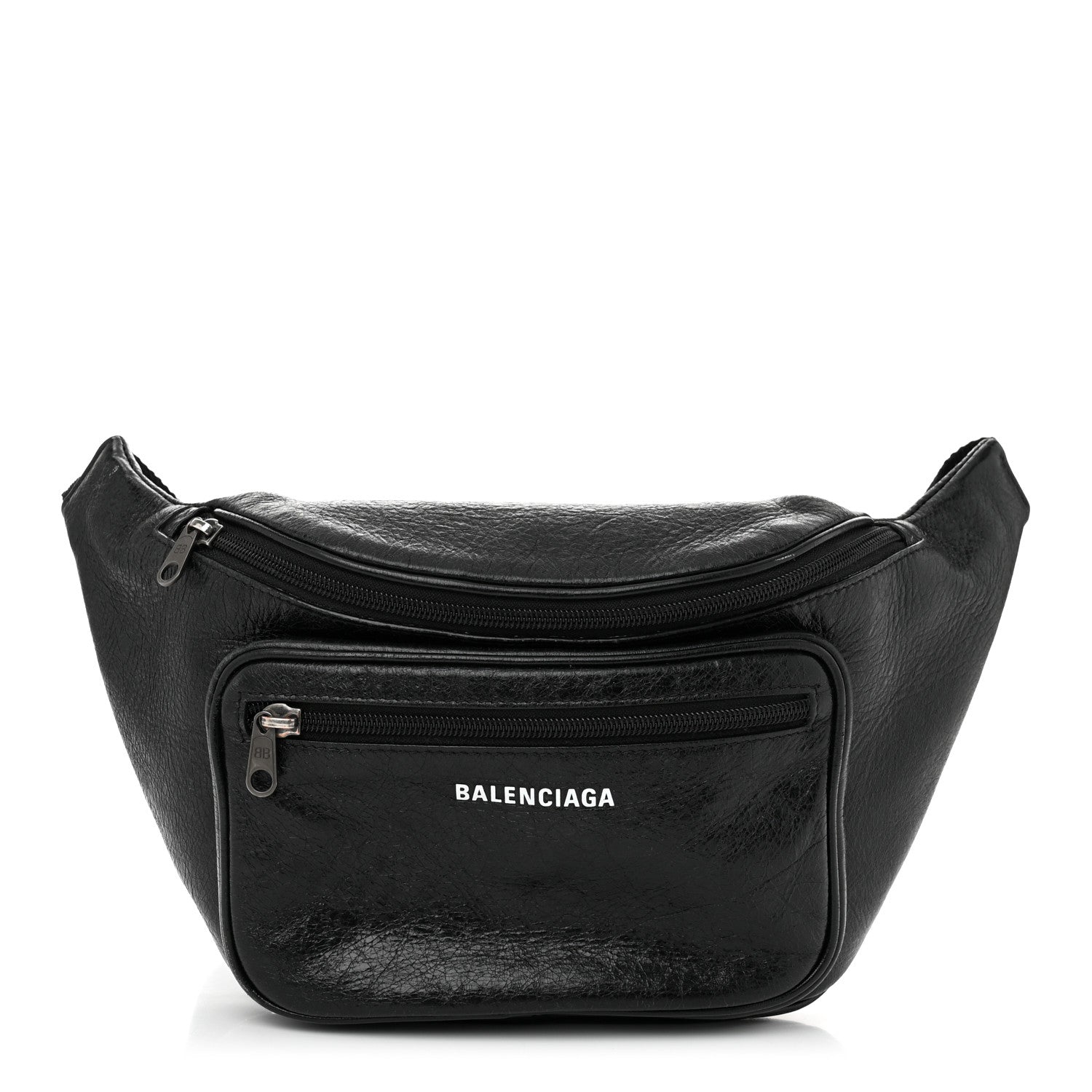 Balenciaga Agneau Arena Weekend Belt Wallet Black 1 of 10