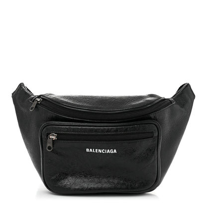 Balenciaga Agneau Arena Weekend Belt Wallet Black 1 of 10