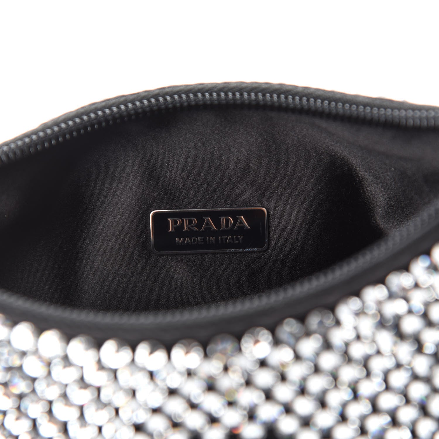 Prada Satin Crystal Mini Re-Edition 2000 Bag Cristal 8 of 11