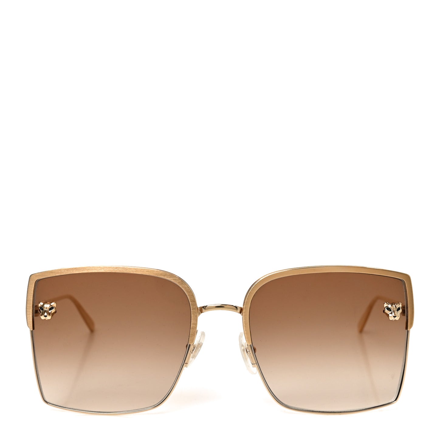 Panthere De Cartier Square Sunglasses CT0199S Gold