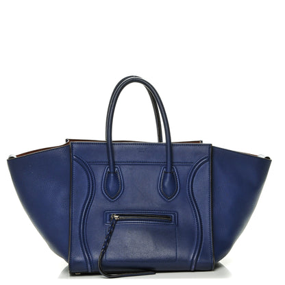 Celine Supple Calfskin Medium Phantom Luggage Indigo 1 of 8