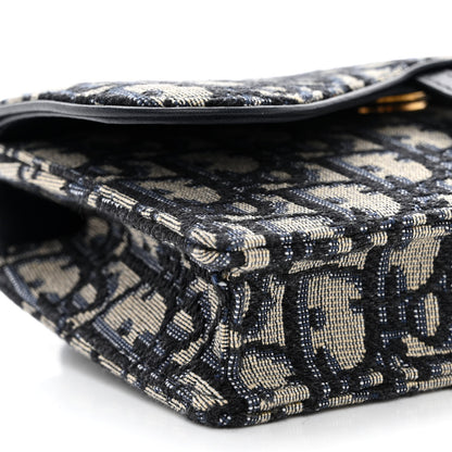 Christian Dior Oblique Saddle Belt Bag Blue 10 of 11