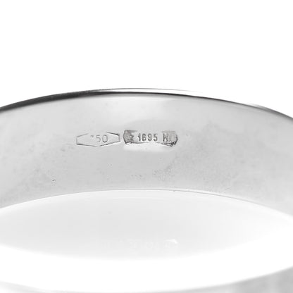 Gucci 18K White Gold Diamond Amor Icon Thin Band Ring 48 4.5 6 of 6