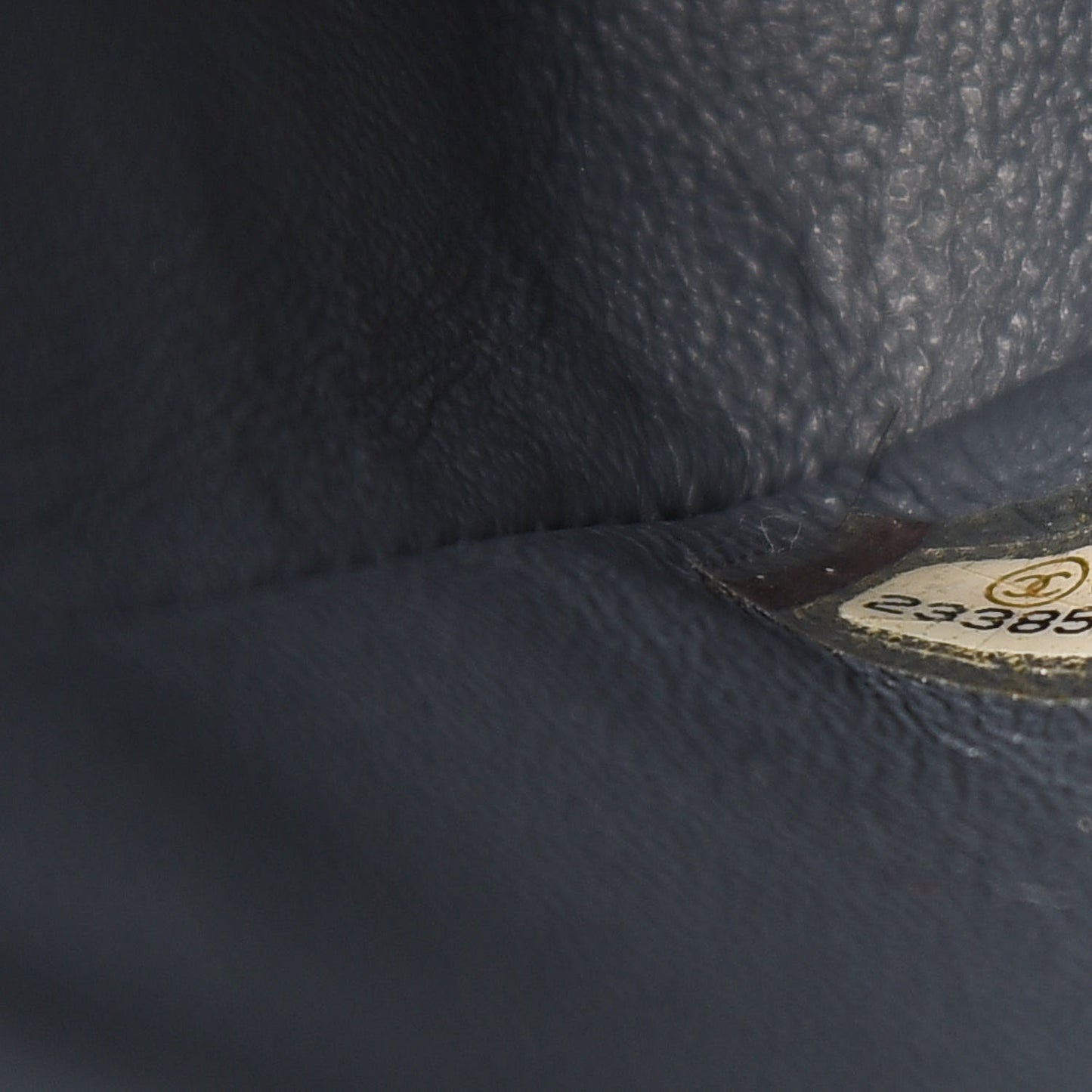 Caviar Quilted Jumbo Double Flap Dark Grey