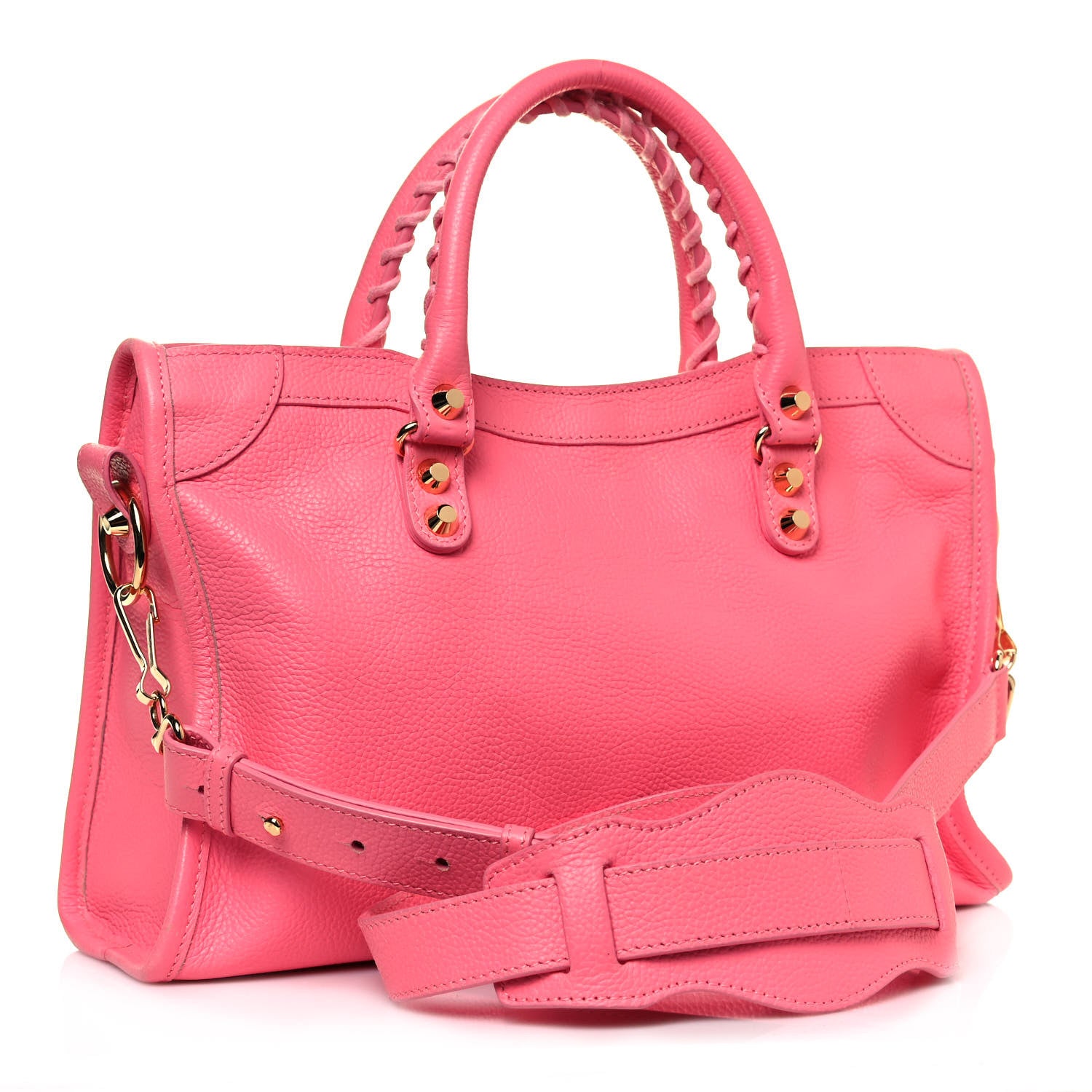 Balenciaga Veau Gravier Classic Gold Hardware S City Rose Dragee 2 of 13