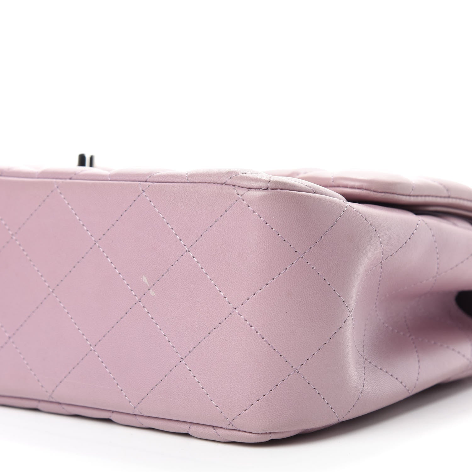 Chanel Lambskin Quilted Jumbo Double Flap Light Pink 7 of 15