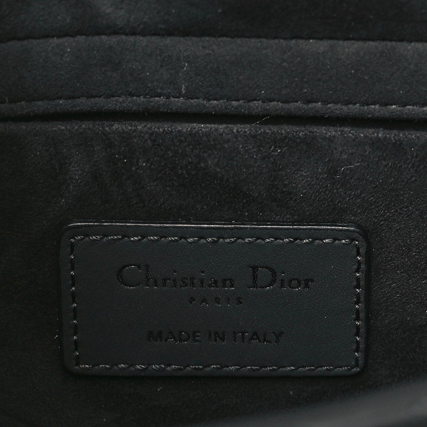 Ultra Matte Calfskin Cannage Medium Lady D-Joy Black