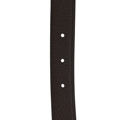 Hermes Box Togo Rivale 18 Belt 95 Black 4 of 5