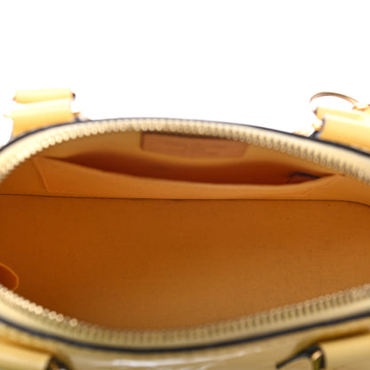 Louis Vuitton Vernis Alma BB Citrine 5 of 10