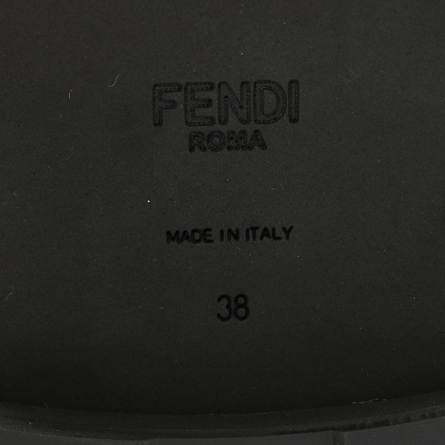 Fendi Calfskin Stretch Fabric FF Rockoko Tall Biker Boots 38 Tobacco Black Marino 6 of 8