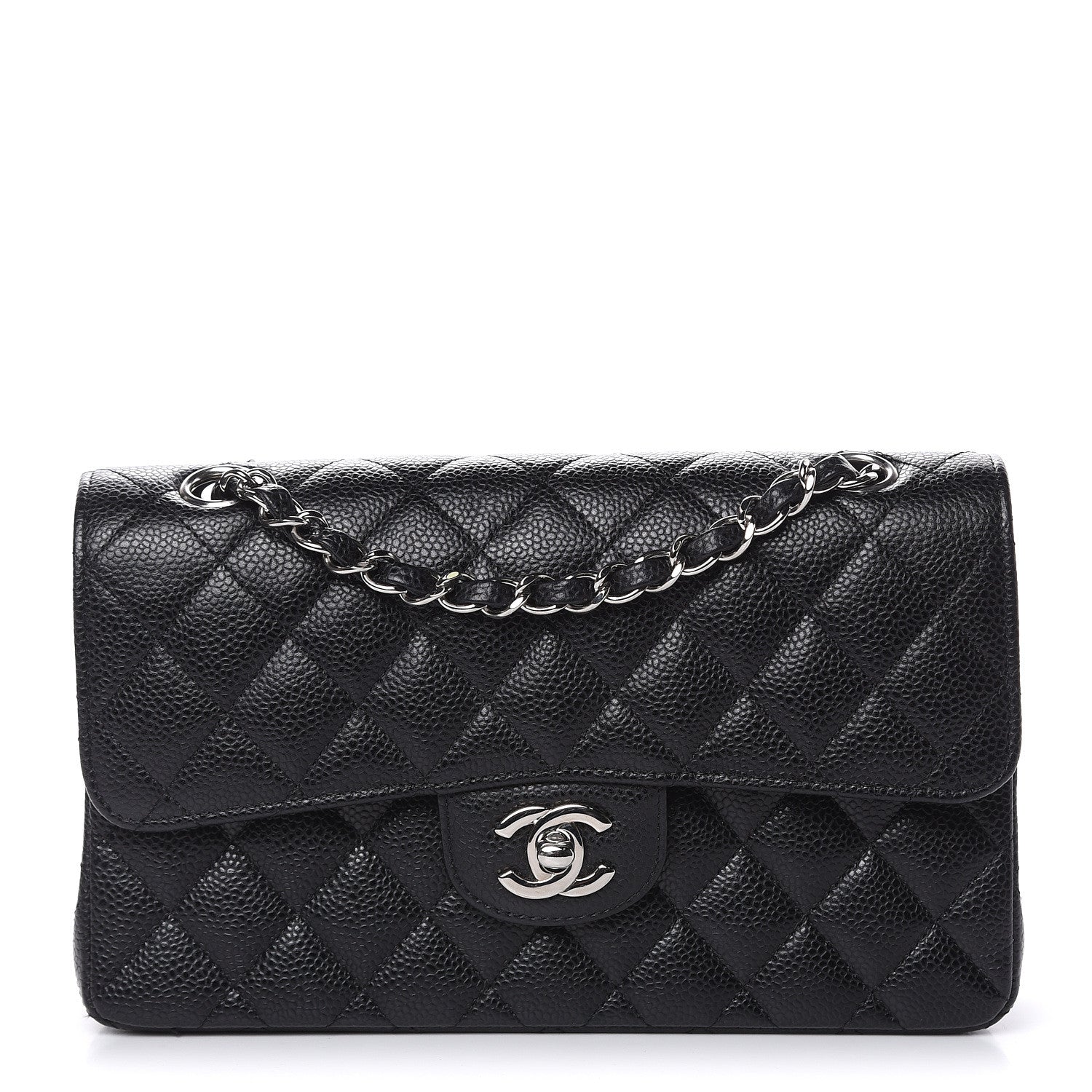 Chanel Caviar Quilted Small Double Flap Black 1 of 11